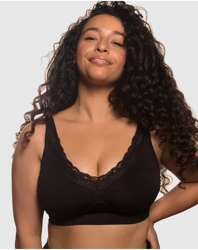 B Free Intimate Apparel - Lace Minimiser Bra (C-D-DD-E-F) Cup