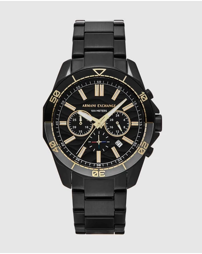 Armani Exchange - Black Chronograph Watch