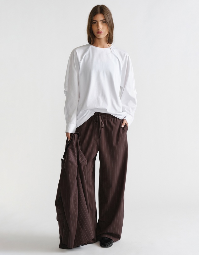 Decjuba - D-Luxe Spliced Poplin Tee