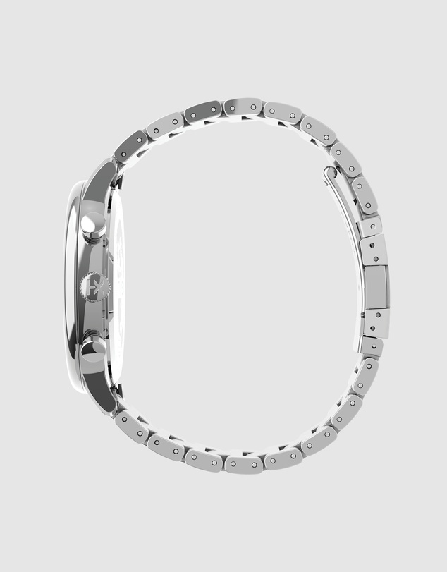 TIMEX - Chicago Chron Black Dial & Silver Tone