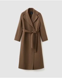 M.N.G - Handmade Wool Coat With Belt