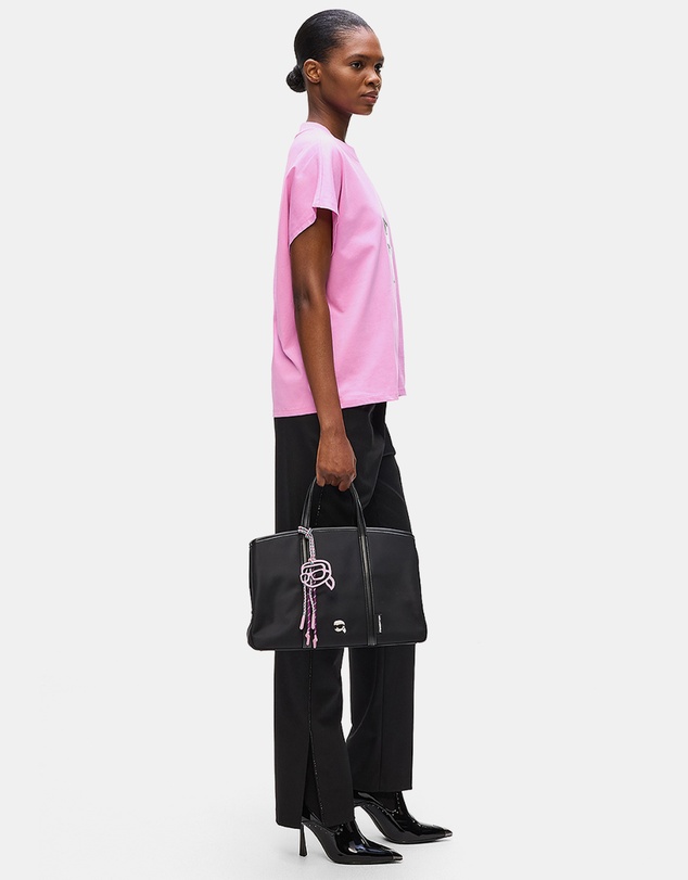 Karl Lagerfeld - Ikon Nylon Satchel Bag