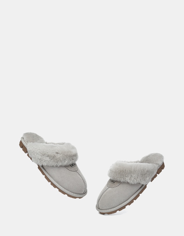 EVERAU - Australian Shepherd Ugg Waffle Slipper Sheepskin Upper House Shoes