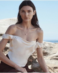 Najo - Moana Silver Pearl Necklace
