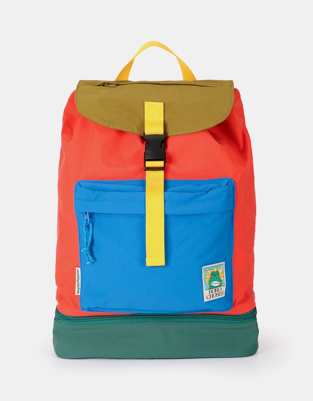 Bobo Choses - Beast Tag Color Block Backpack - Babies-Kids