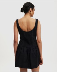 Cotton On - Mikki Drop Hem Mini Dress