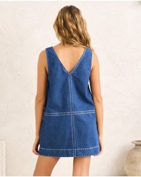 Rhythm - Cece Contrast Stitch Mini Dress