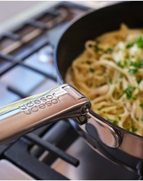 Joseph Joseph - Space Steel 2-piece Non-stick Stainless-steel Frying Pan Set with Folding Handles