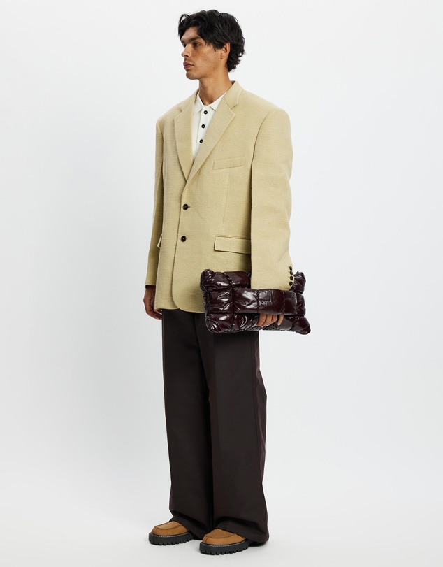 Recto - Oversized Single Breasted Tweed Jacket