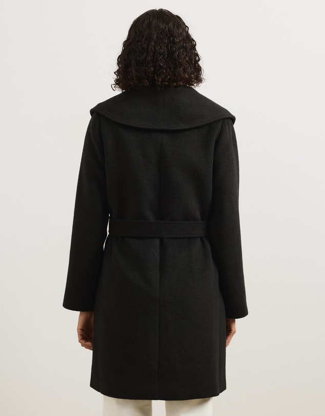 Atmos&Here - Dune Wool Blend Shawl Collar Coat