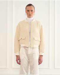Aqua Blu Australia - Selene Cameron Bomber Jacket