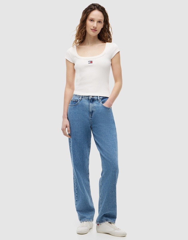 Tommy Jeans - Slim Rib Badge Tee