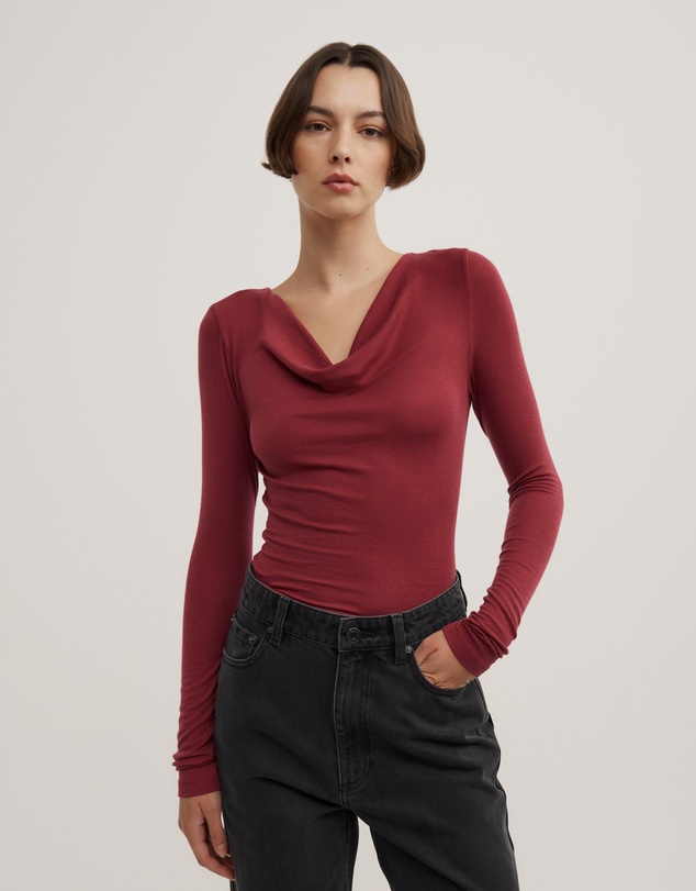 Witchery - Cowl Neck Long Sleeve Top