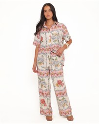 Petal & Pup - Cascais Pants - Rose Tile