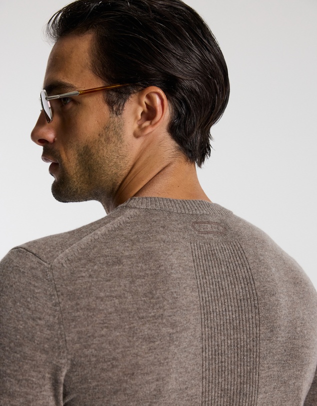 Calibre - Ultra Fine Merino Wool Sweater Mocha
