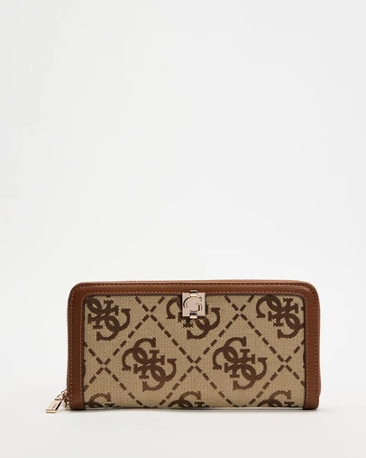 GUESS - Audrey Logo Large Zip Around Wallet