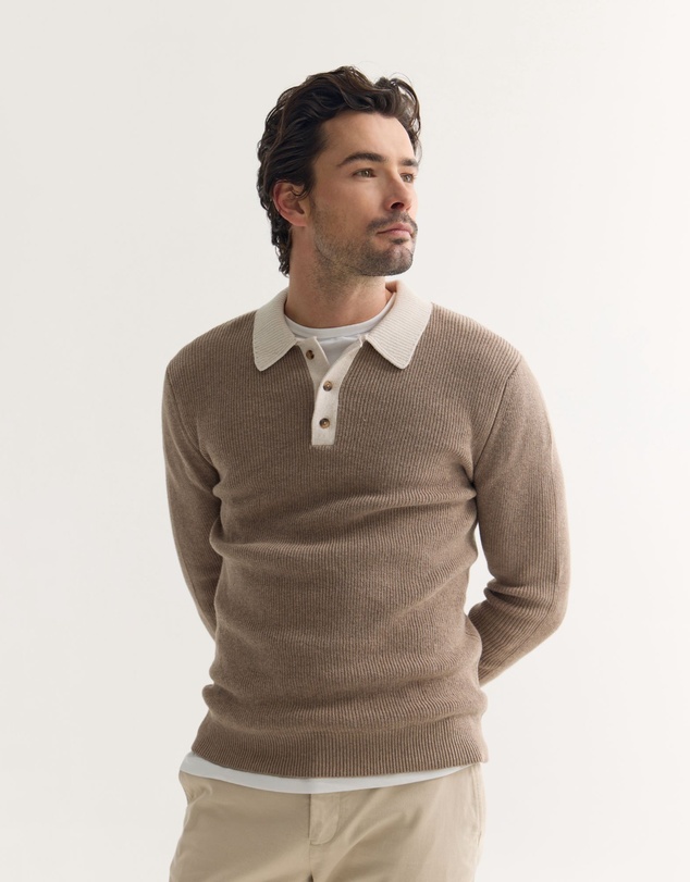 Oxford - Sam Contrast Collar Knit