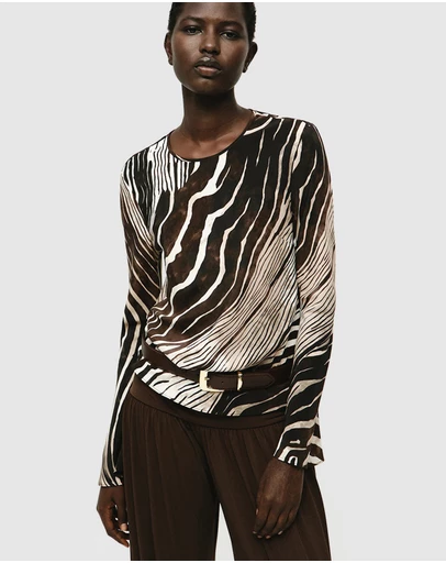 M.N.G - Zebra Print Blouse
