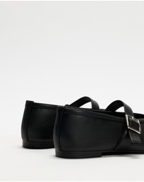 Atmos&Here - Riley Leather Ballet Flats