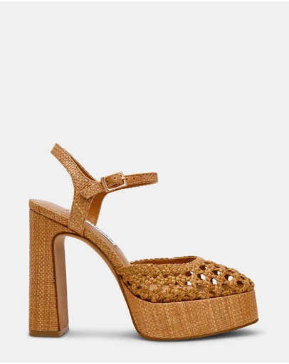 Steve Madden - Lexie-Raff Cognac Heels