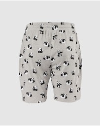 Bamboozld - Mens Panda Bamboo Jersey Lounge Short