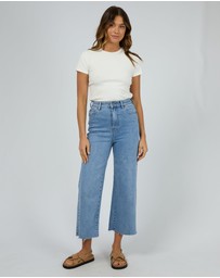 All About Eve - Charlie High Rise Wide Leg Jean Heritage Denim