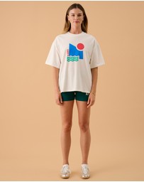 Araminta James - Sun Oversized Tee