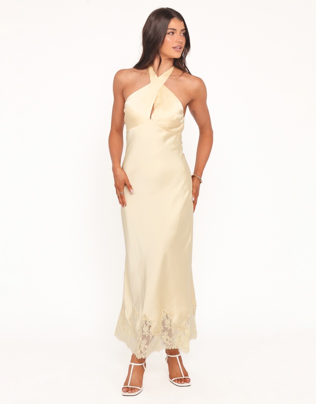 Petal & Pup - Jeannie Maxi Dress - Pale Yellow