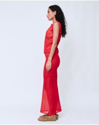 Wynn Hamlyn - Emma Sheer Knit Maxi Skirt