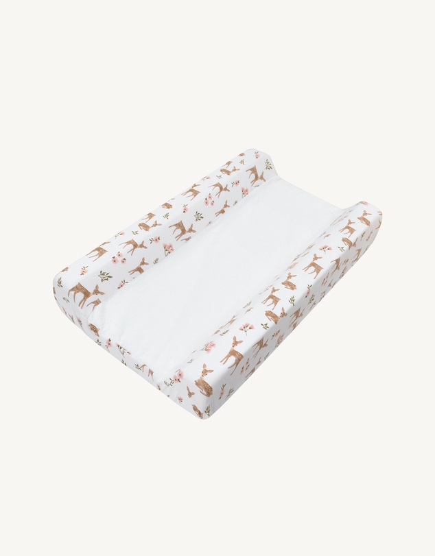 Living Textiles - Jersey Change Mat Cover - Sophia Garden