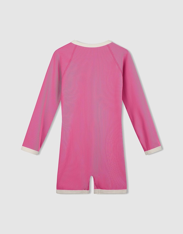 Zulu & Zephyr Mini - Mini Stripe Rib Surf Suit - Kids