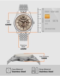 Emporio Armani - Silver Tone Analogue Watch