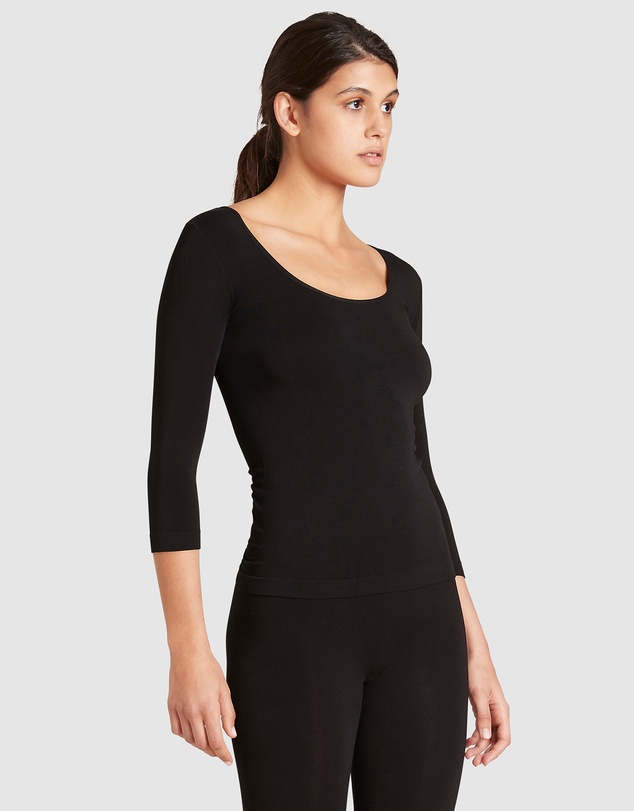 Boody - 3/4 Sleeve Scoop Neck Top