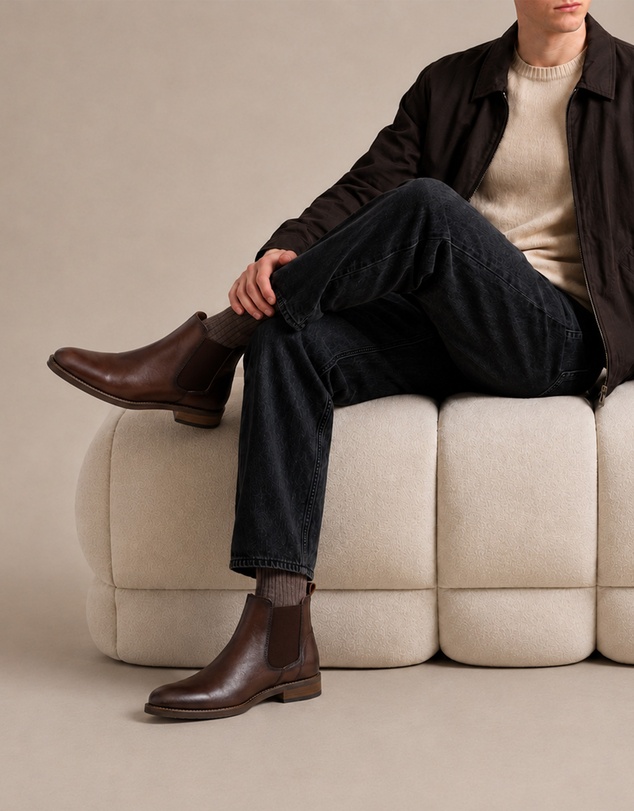 Clarks - Niall Dark Brown