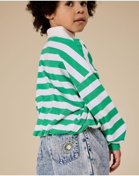 Goldie + Ace - Kirby Relaxed Denim Shorts - Babies-Kids