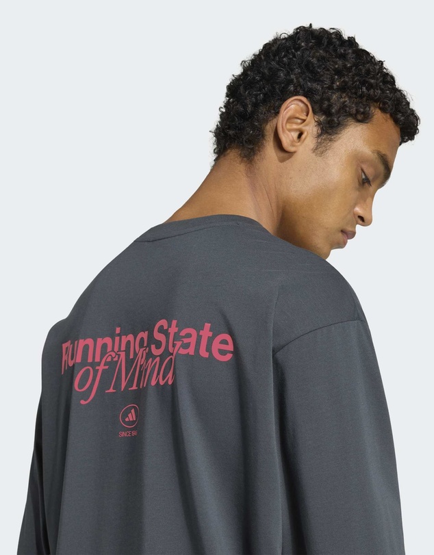 adidas Performance - RUNNING STATE OF MIND GRAPHIC LONGSLEEVE T-Shirt Mens