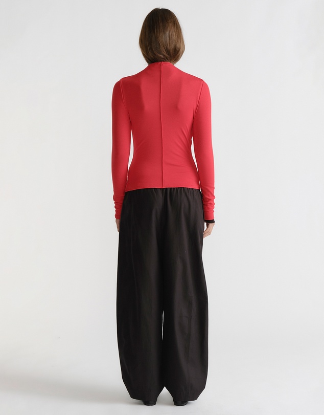Decjuba - D-Luxe Semi Sheer Long Sleeve Top