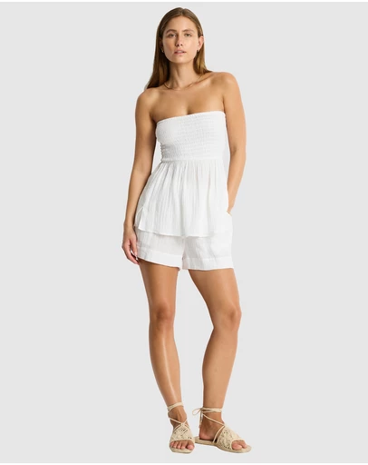 Sea Level Australia - Sunset Shirred Bandeau Top
