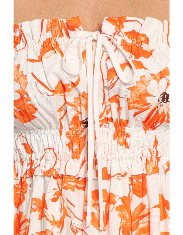 Petal & Pup - Norelle Maxi Dress - Orange Floral