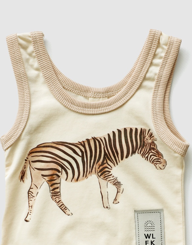 WITH LOVE FOR KIDS - Comfy Tank Onesie - Babies