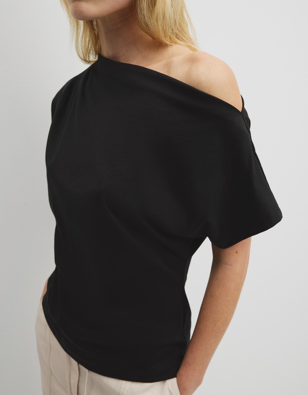 Country Road - Australian Cotton One Shoulder T-shirt