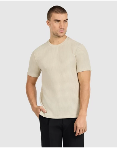 Tarocash - Bowen Textured T Shirt