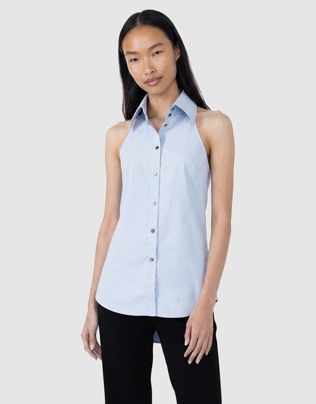 Karl Lagerfeld - Tied Back Sleeveless Shirt