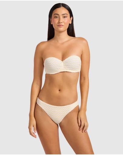 Seafolly - Mesh Effect Bustier Bandeau Bikini Top