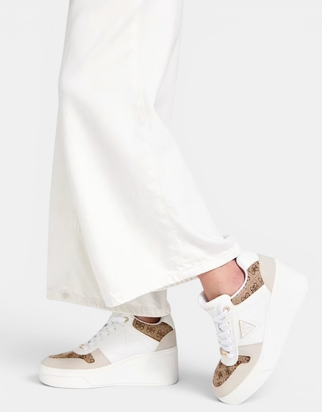 GUESS - Rozinn Lace-Up Platform Wedge Sneakers