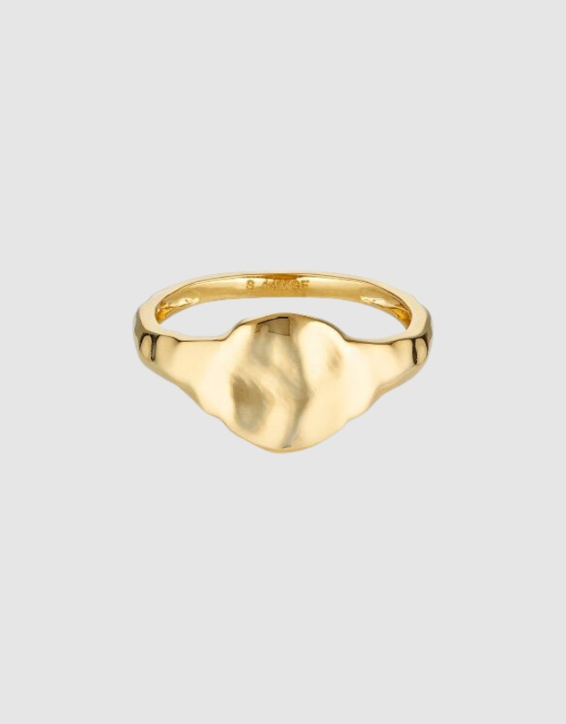 HOUSE OF SLANI - Flat Natura Signet Ring