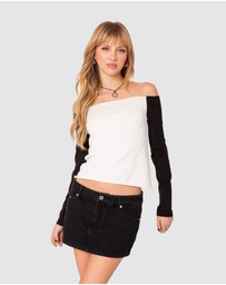 EDIKTED - Tom Off Shoulder Top