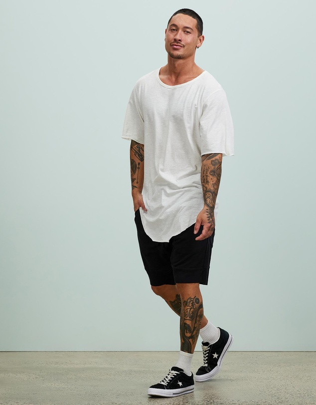 Surrounded By Ghosts - The Larimar French Terry Track Shorts