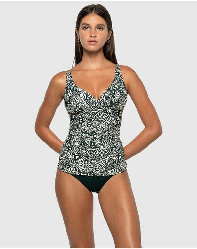 Nip Tuck Swim - Serigraph Louise Multifit Ruched Front Tankini Top