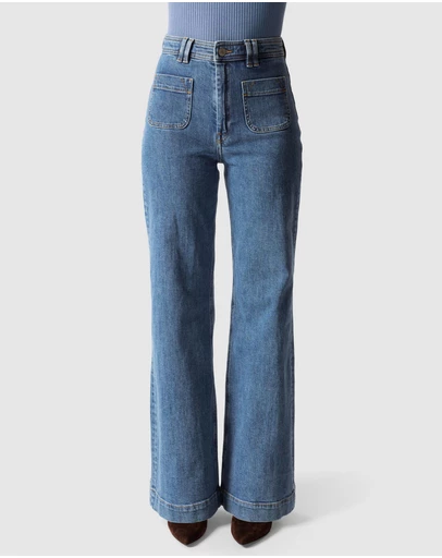 & Other Stories - High-Waist Bootcut Jeans
